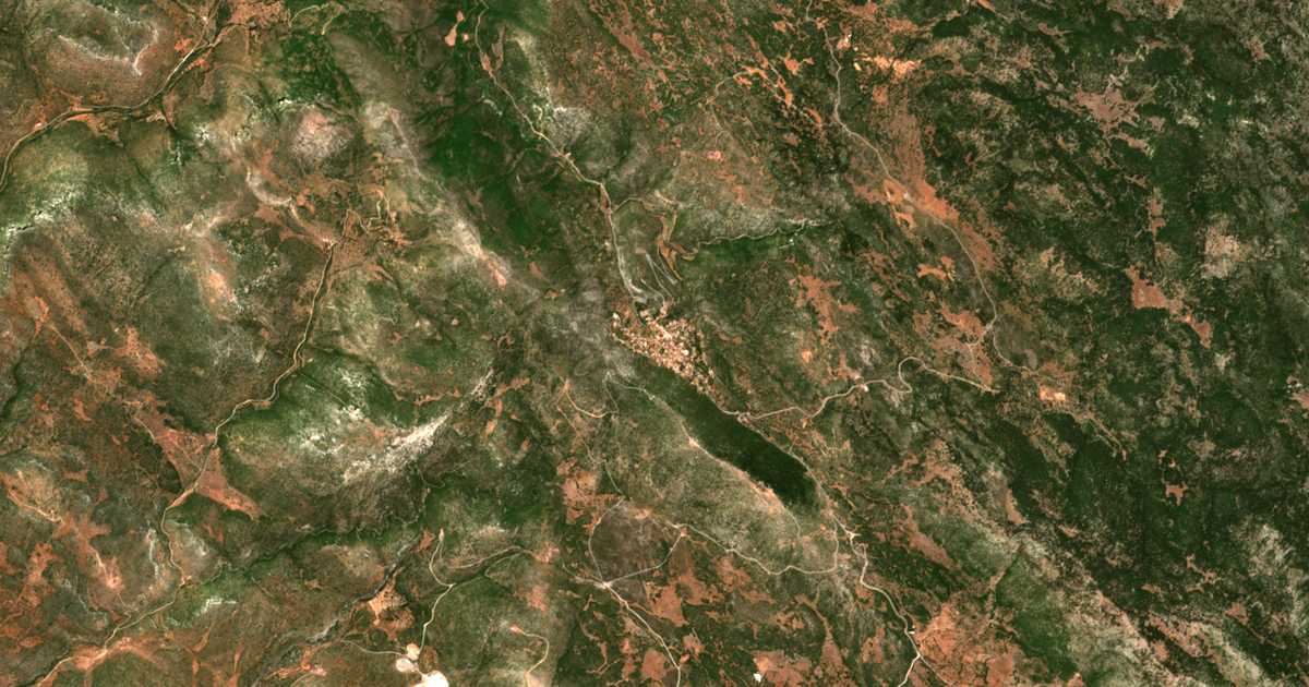 Carte satellite de Kremastí