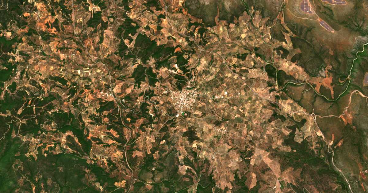 Carte satellite de Krokeaí