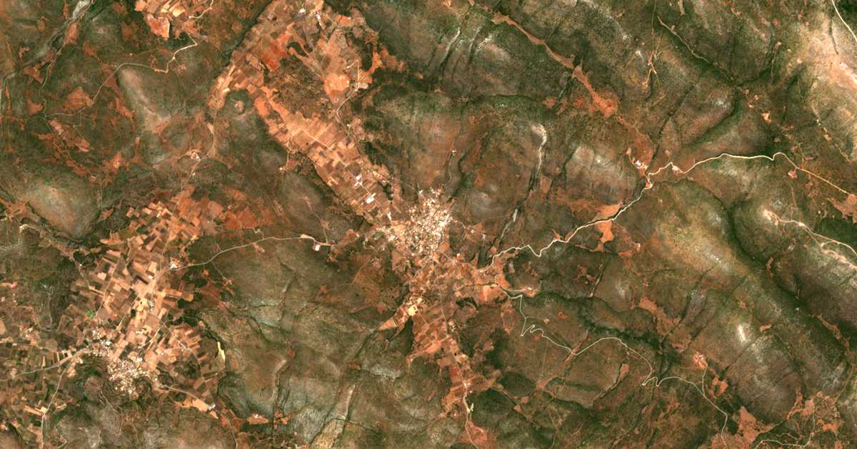 Carte satellite de Niáta