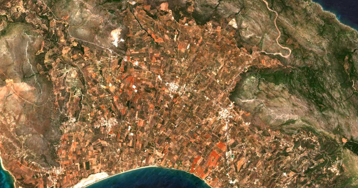 Carte satellite de Ágioi Apóstoloi