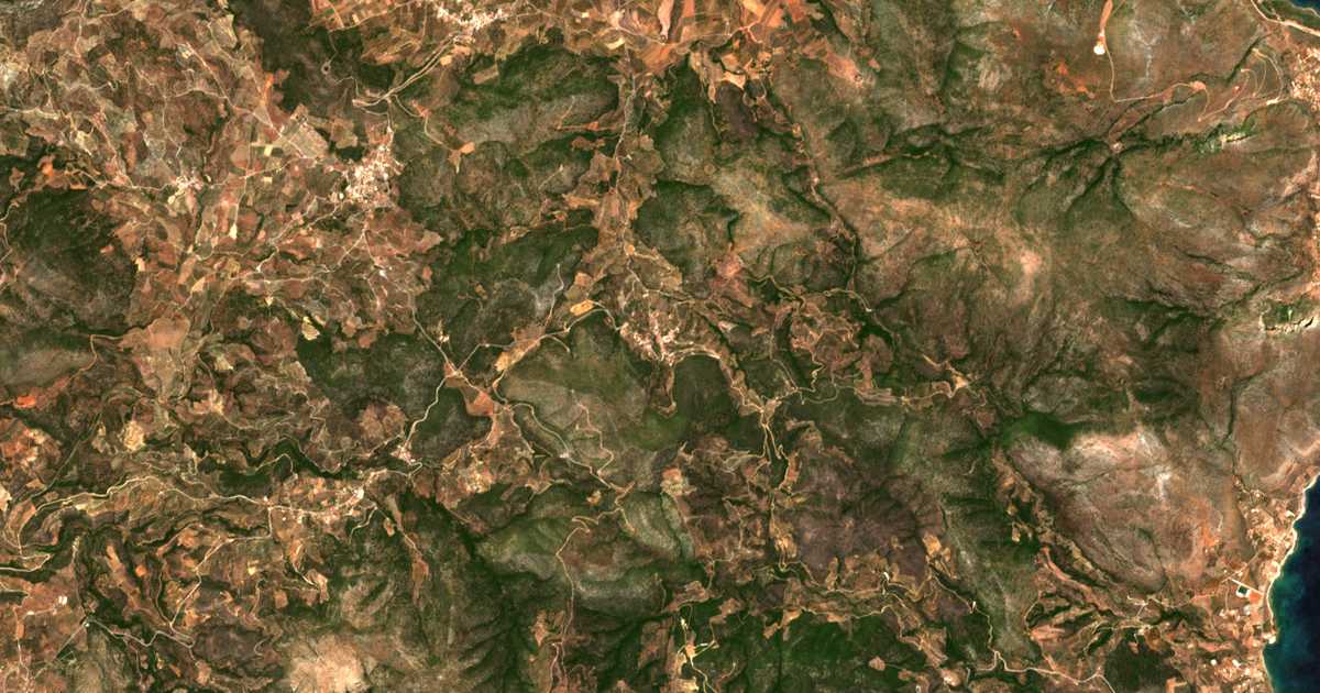 Carte satellite de Ágios Nikólaos