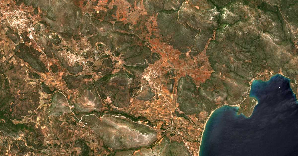 Carte satellite de Ágios Ioánnis