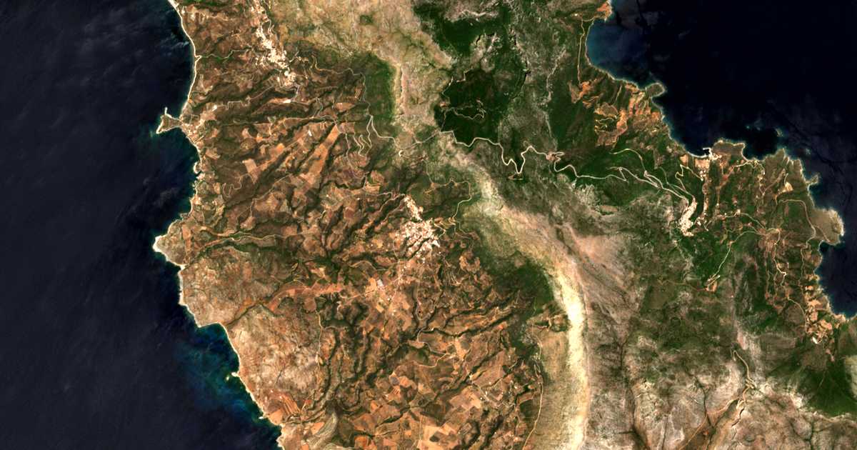 Carte satellite de Ágios Nikólaos