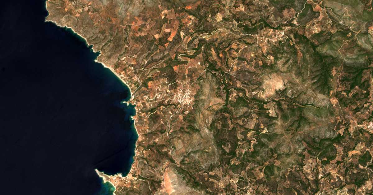 Carte satellite de Demonía