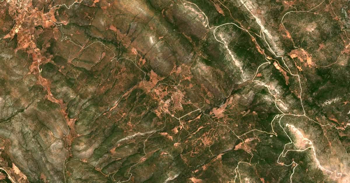 Carte satellite de Koupiá