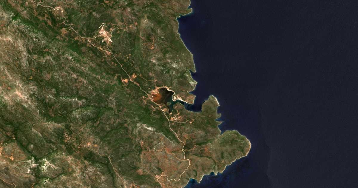 Carte satellite de Limín Iérakos