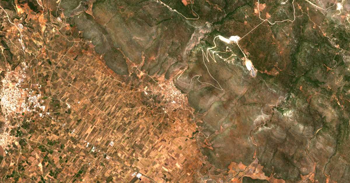 Carte satellite de Metamórfosi