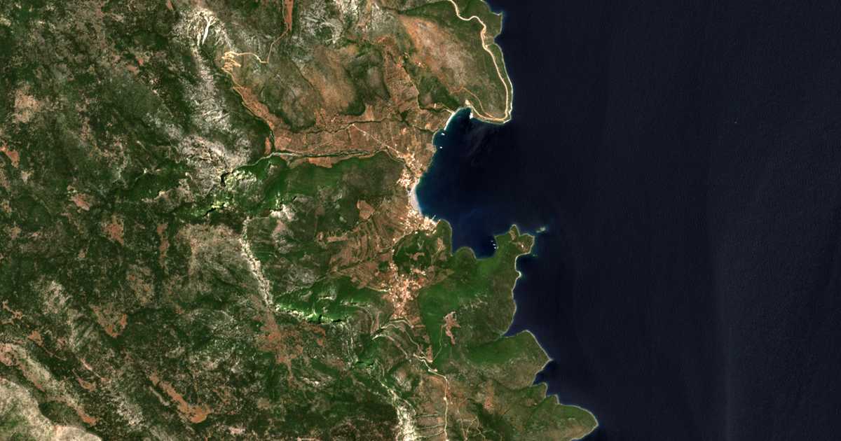 Carte satellite de Paralía
