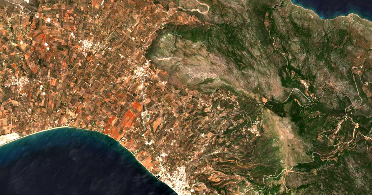 Carte satellite de Paraspória