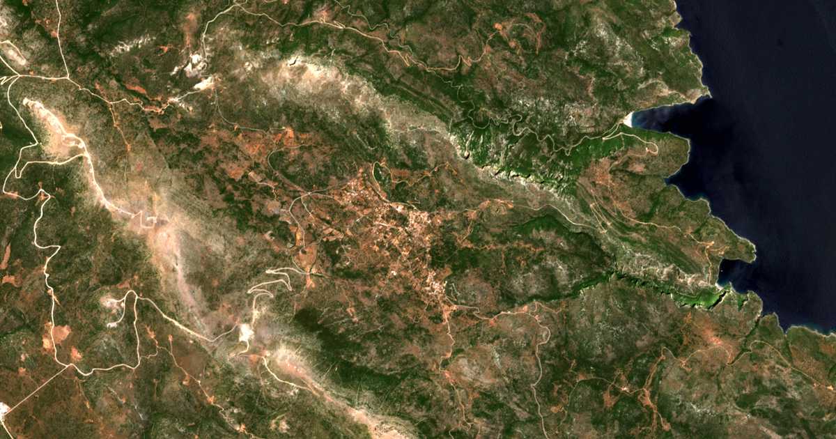 Carte satellite de Reichéa