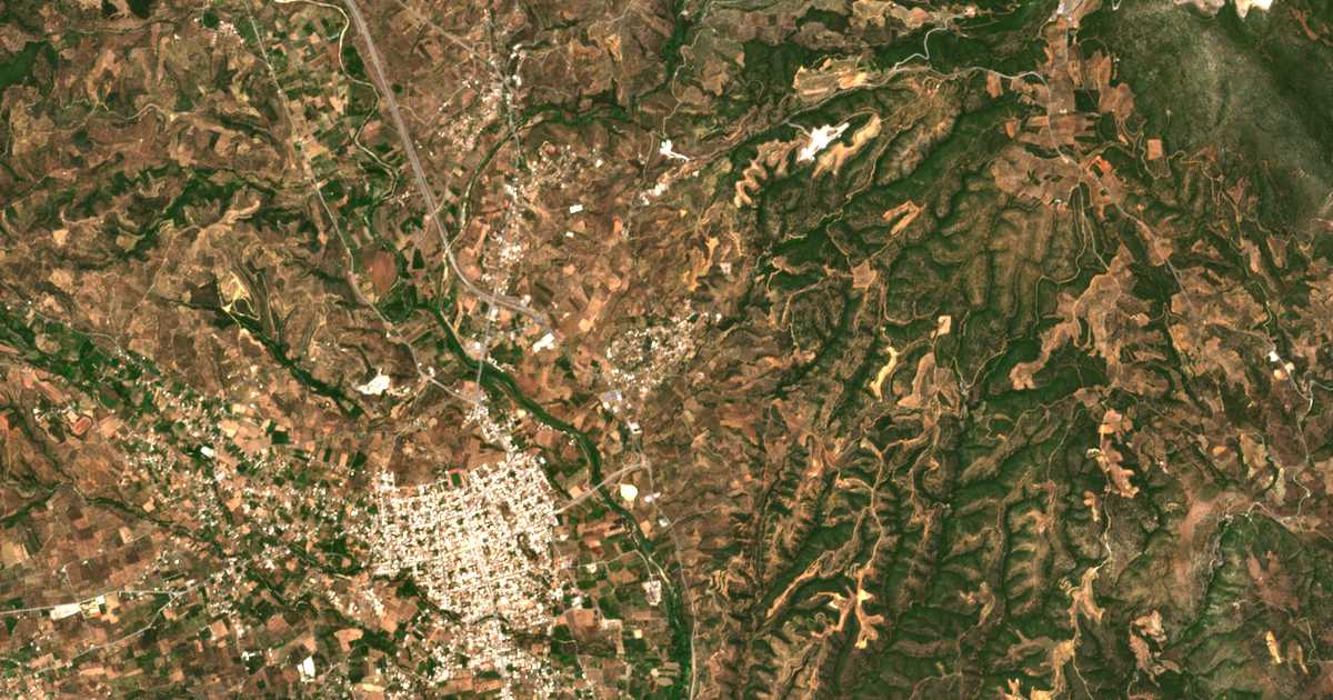 Carte satellite de Afisíon