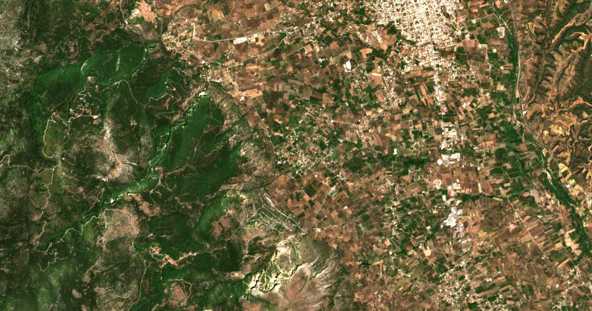 Carte satellite de Ágios Ioánnis