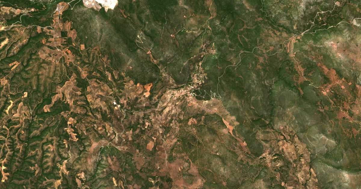 Carte satellite de Chrýsafa