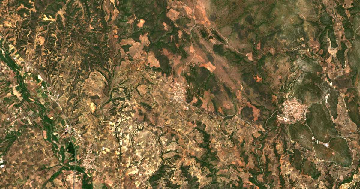 Carte satellite de Kefalás
