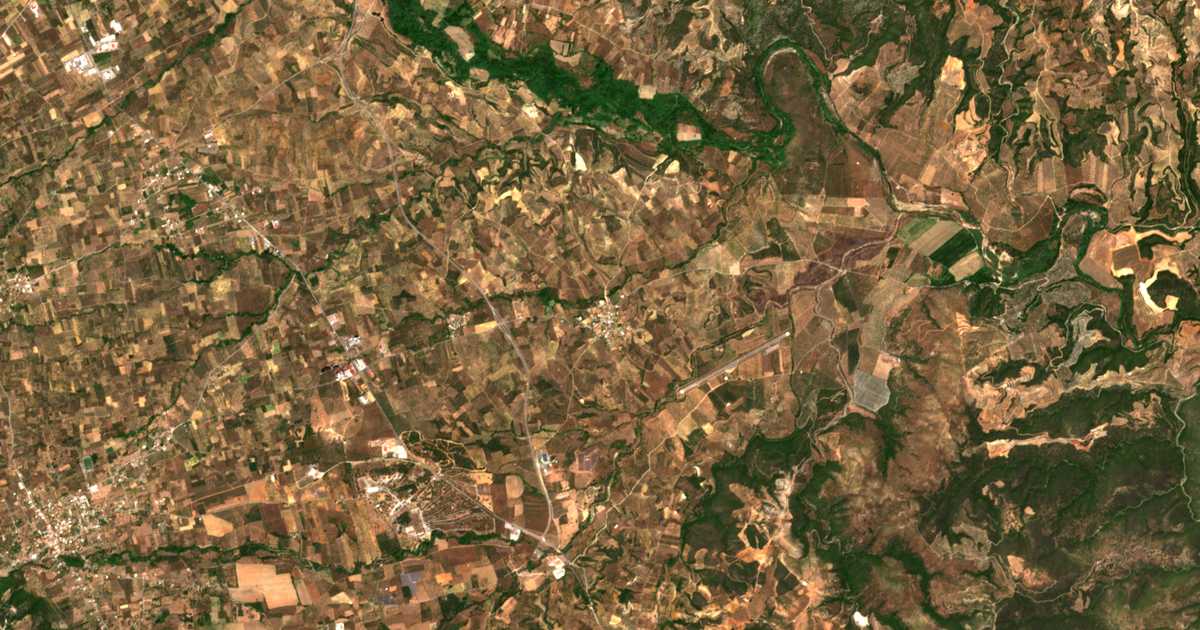 Carte satellite de Lefkóchoma