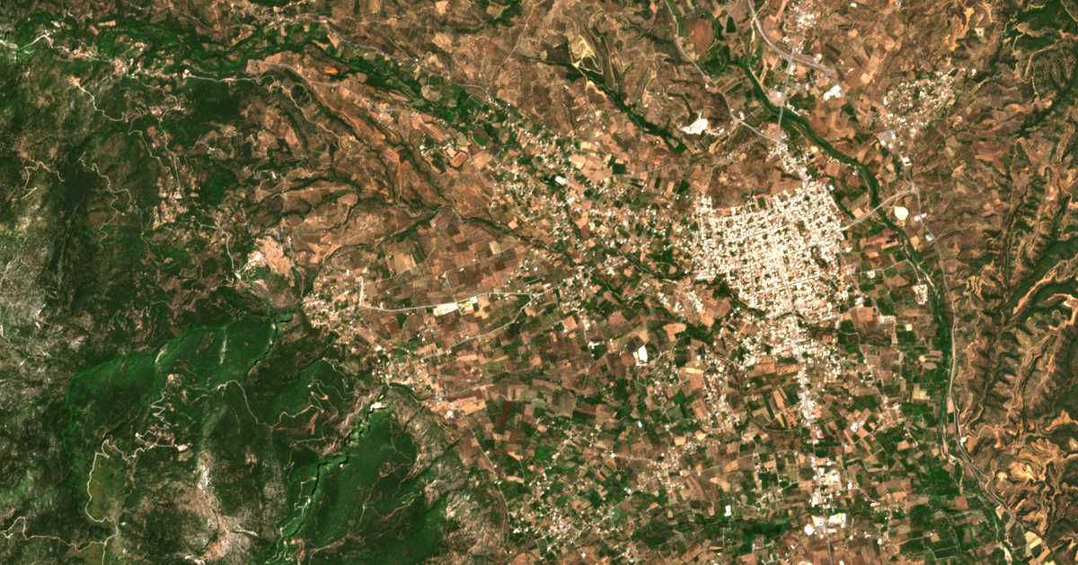 Carte satellite de Palaiológio