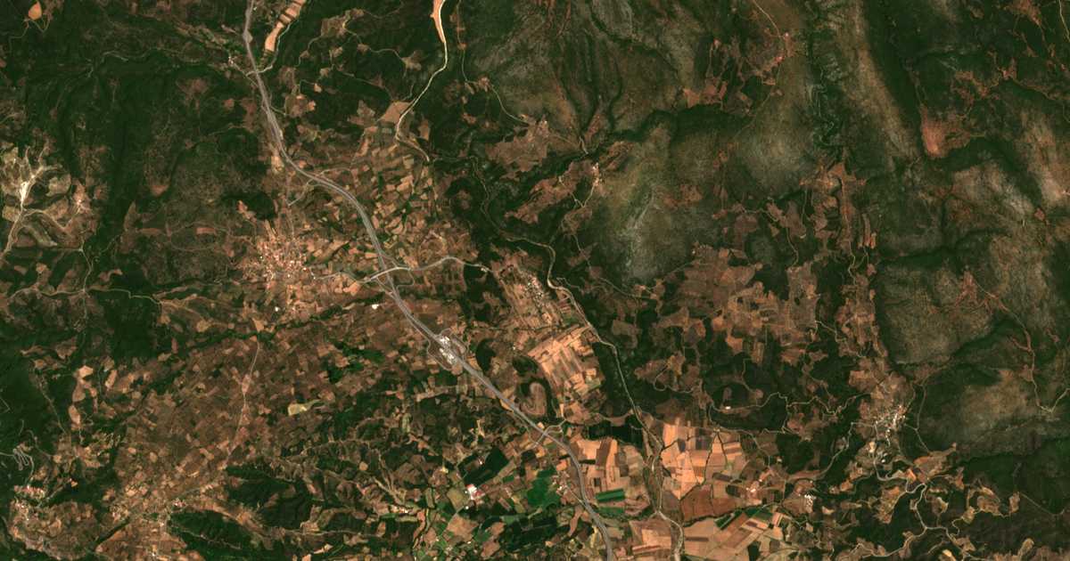 Carte satellite de Pardálion