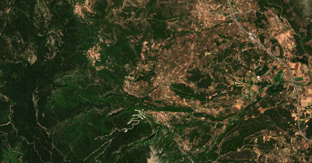 Carte satellite de Perivólia
