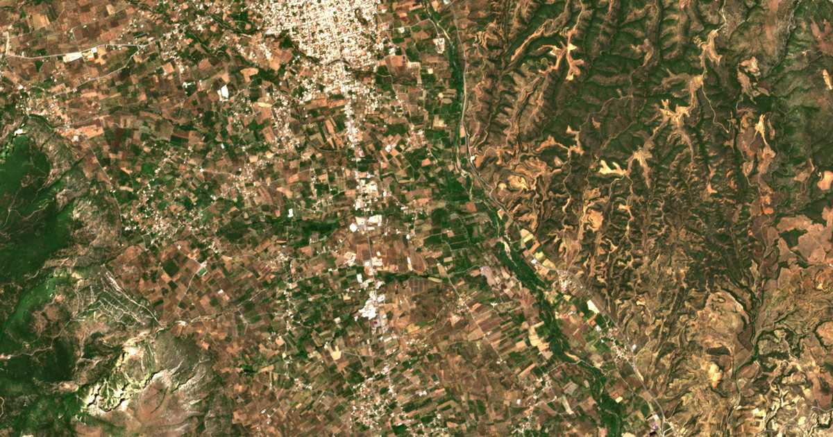Carte satellite de Riviótissa