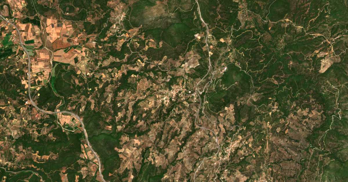 Carte satellite de Sellasie