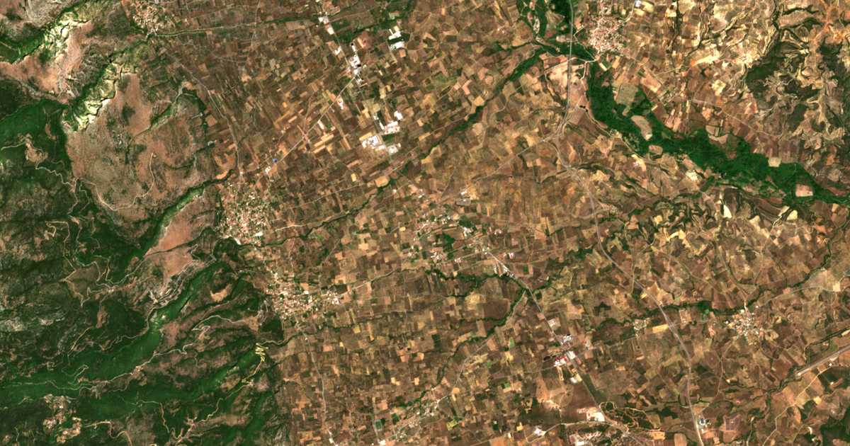 Carte satellite de Trapezontí