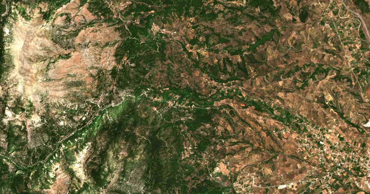 Carte satellite de Trýpi