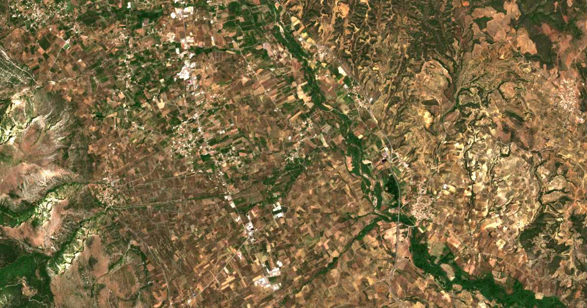 Carte satellite de Vafeión
