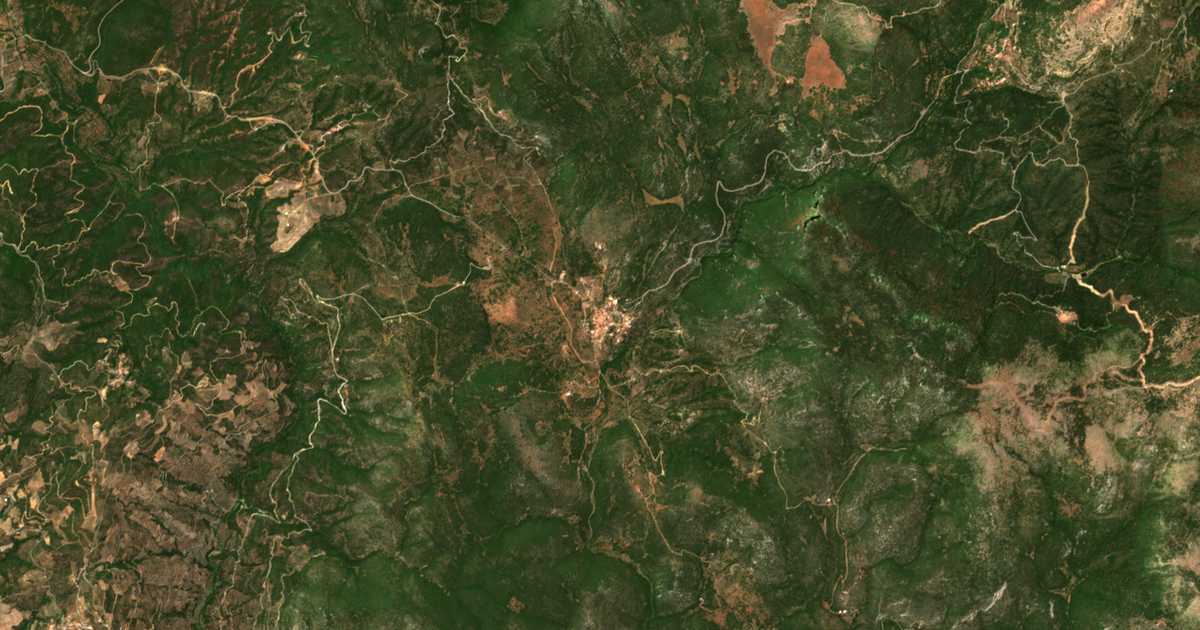 Carte satellite de Vasarás