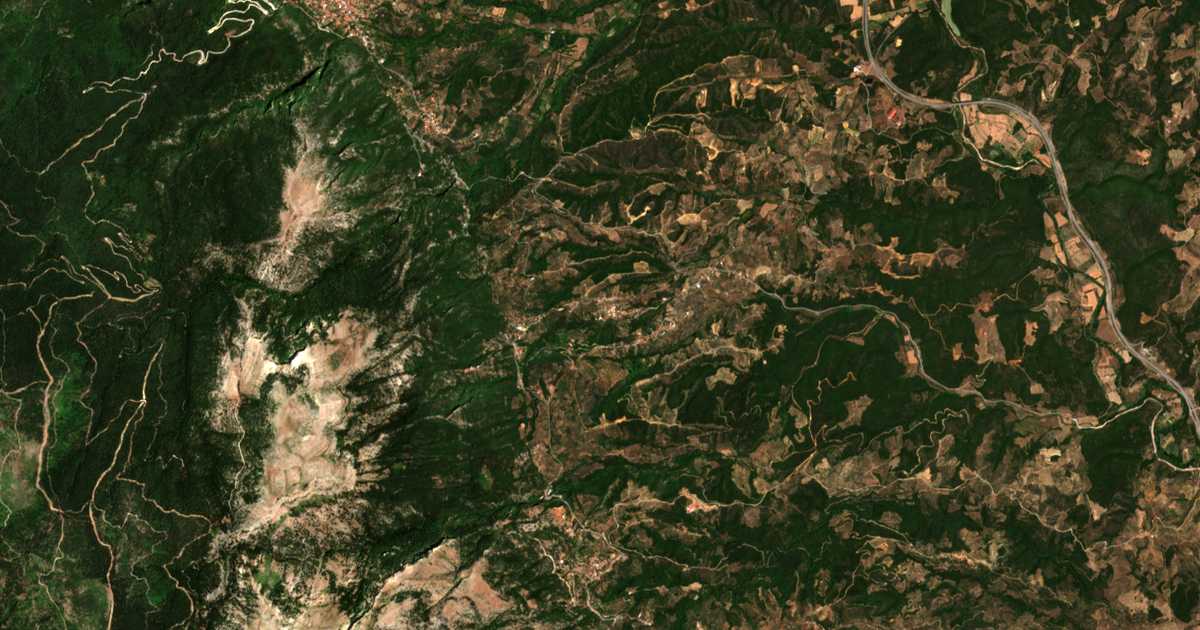 Carte satellite de Vordónia