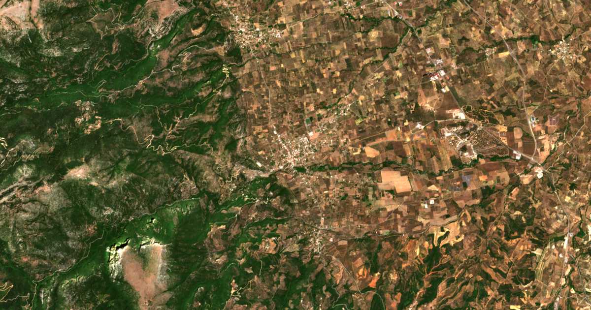 Carte satellite de Xirokámpion