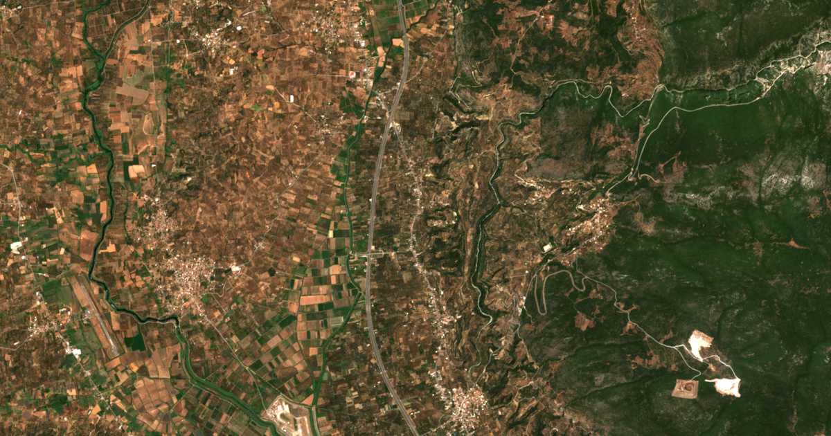 Carte satellite de Épia
