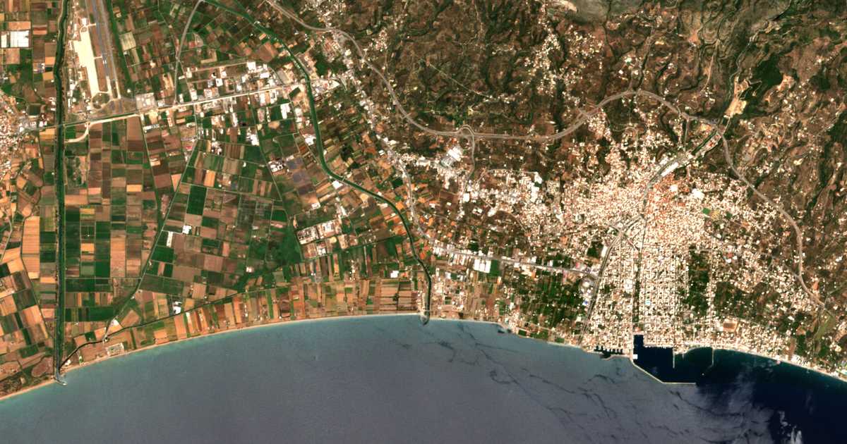 Carte satellite de Akovítika