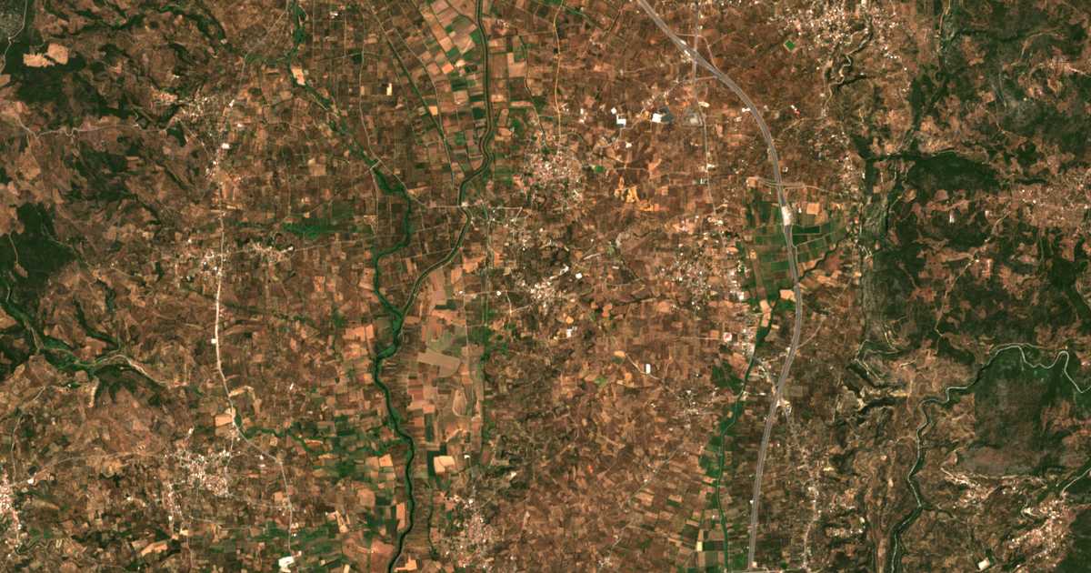 Carte satellite de Alónia