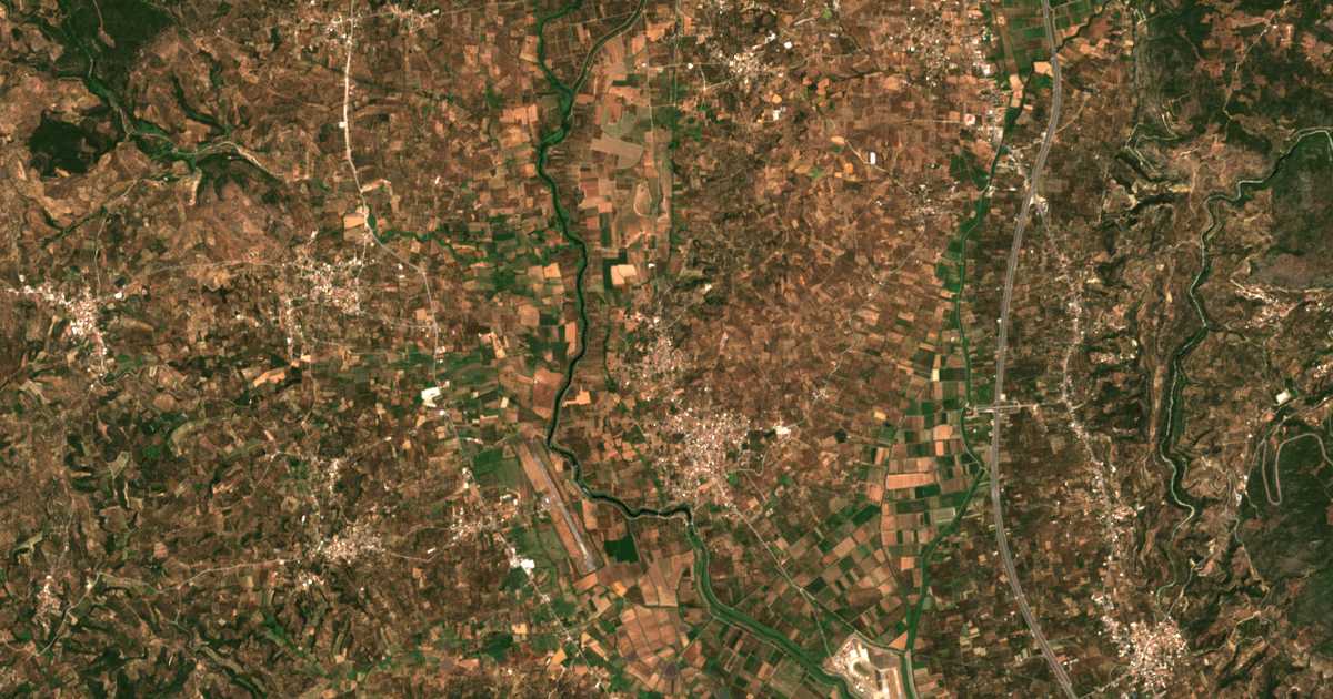 Carte satellite de Ámmos