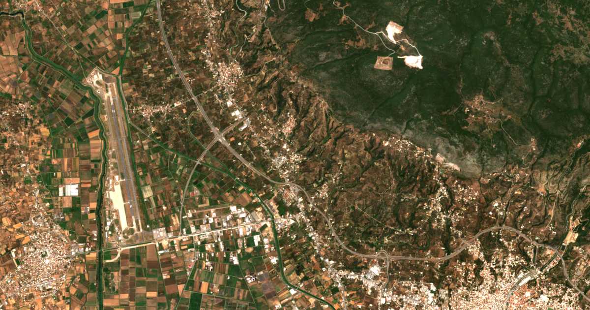 Carte satellite de Andikálamos
