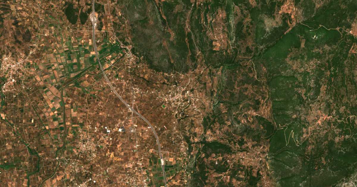 Carte satellite de Arfará