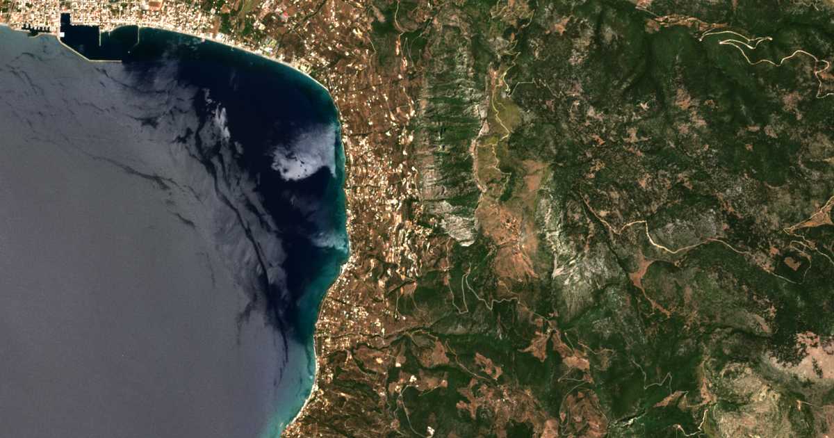 Carte satellite de Káto Vérga