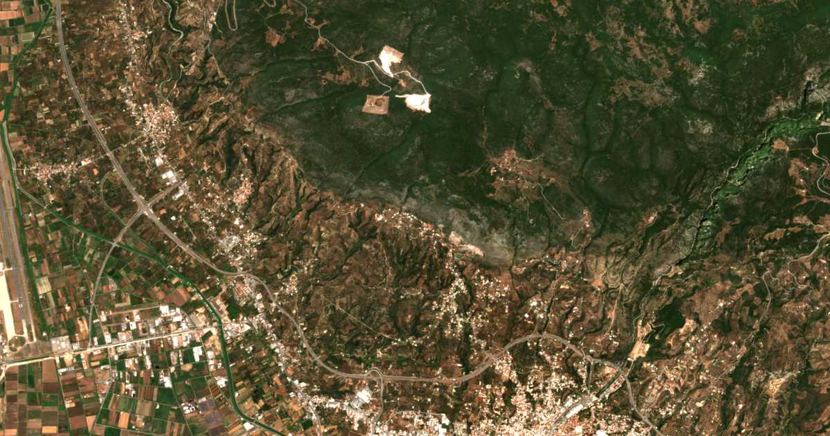 Carte satellite de Katsaréika