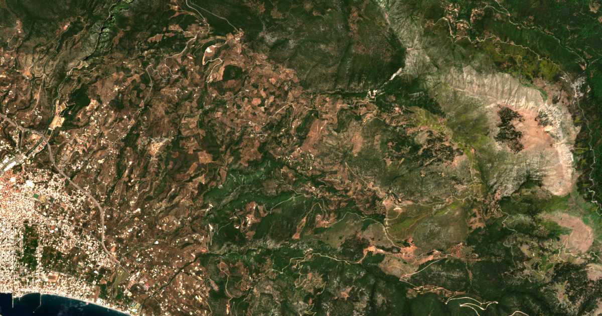 Carte satellite de Perivolákia