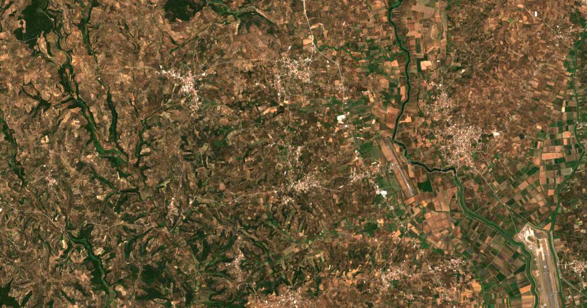 Carte satellite de Agriliá