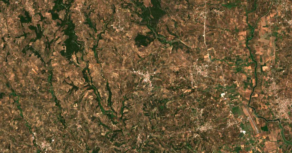 Carte satellite de Androúsa