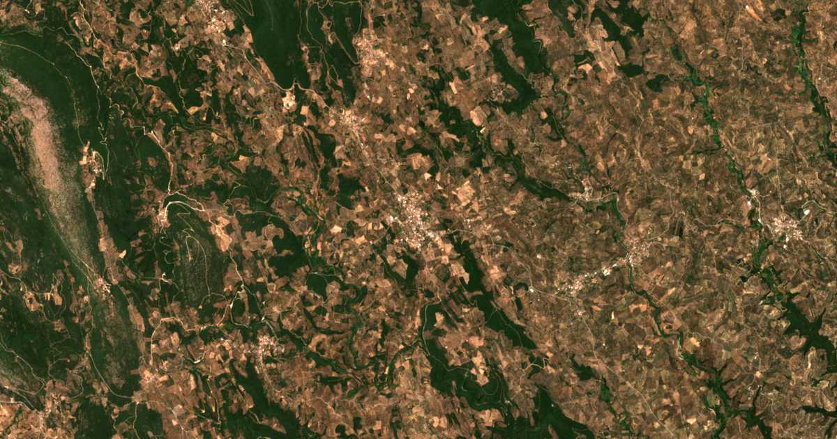 Carte satellite de Aristoménis
