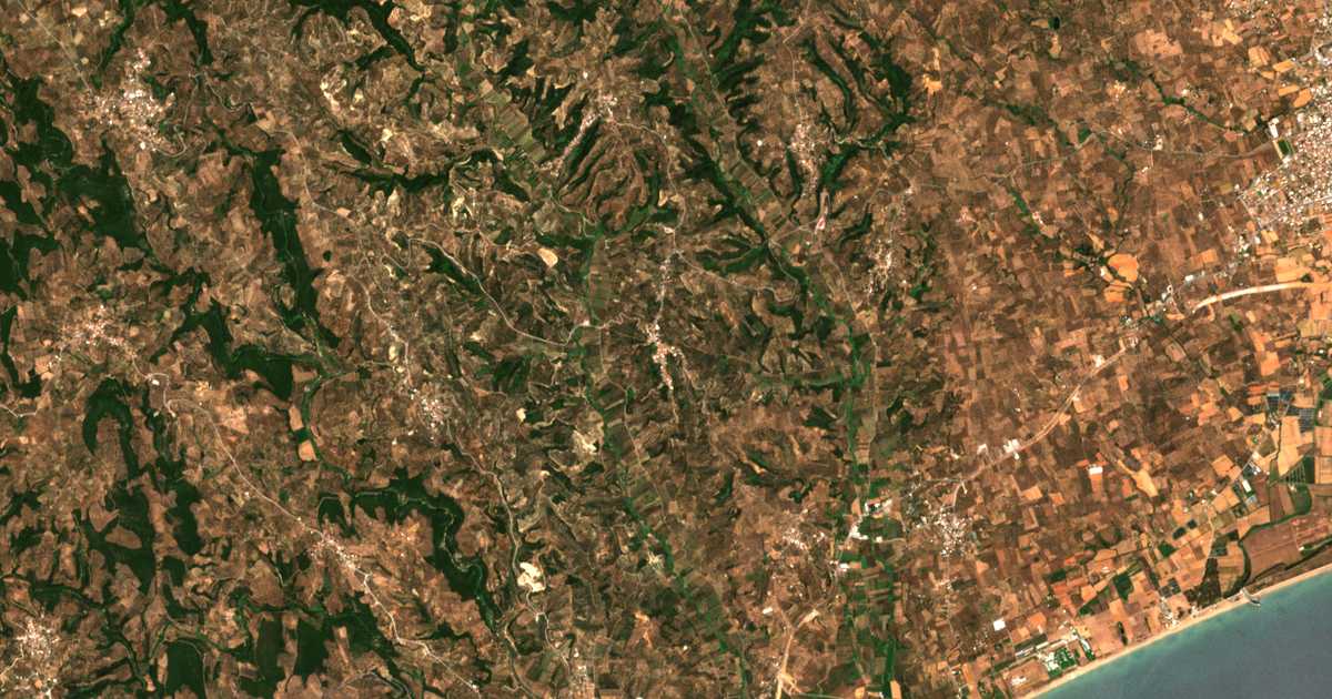 Carte satellite de Avramioú