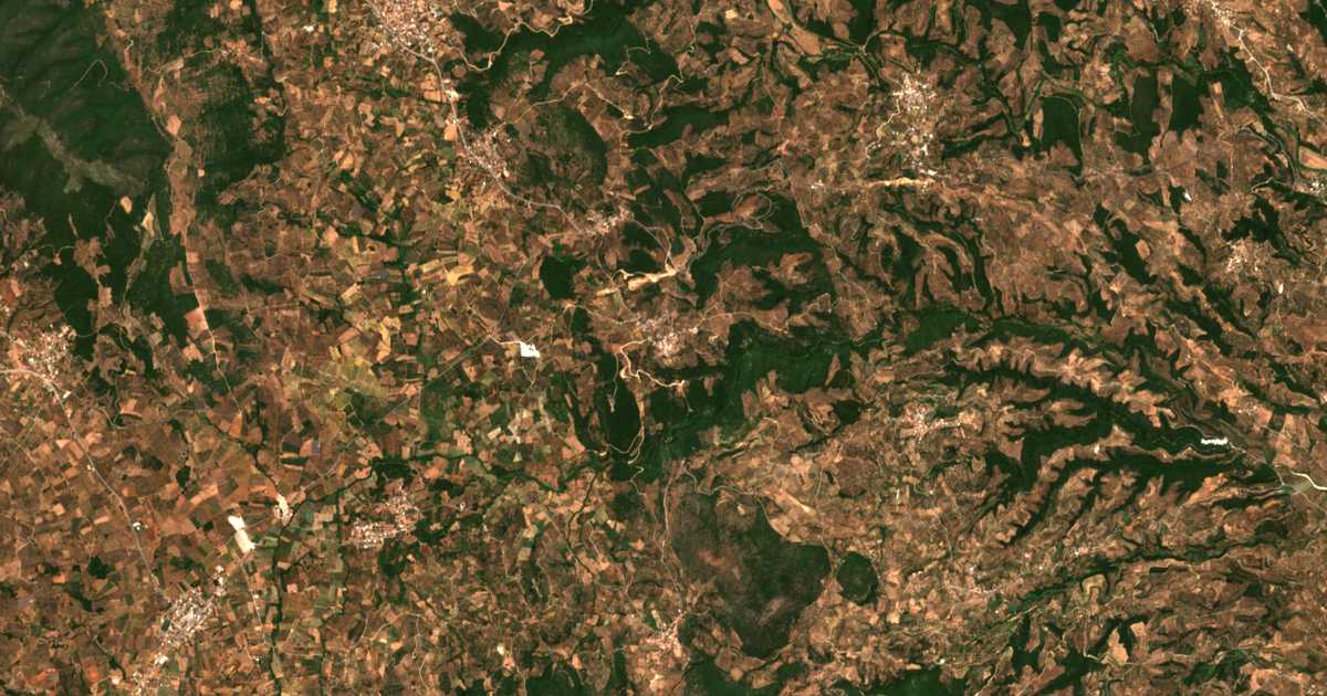 Carte satellite de Charavgí