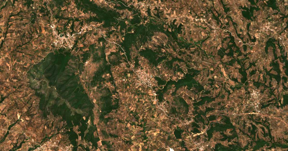 Carte satellite de Chatzís