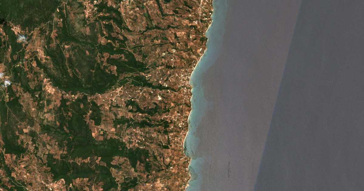 Carte satellite de Chráni