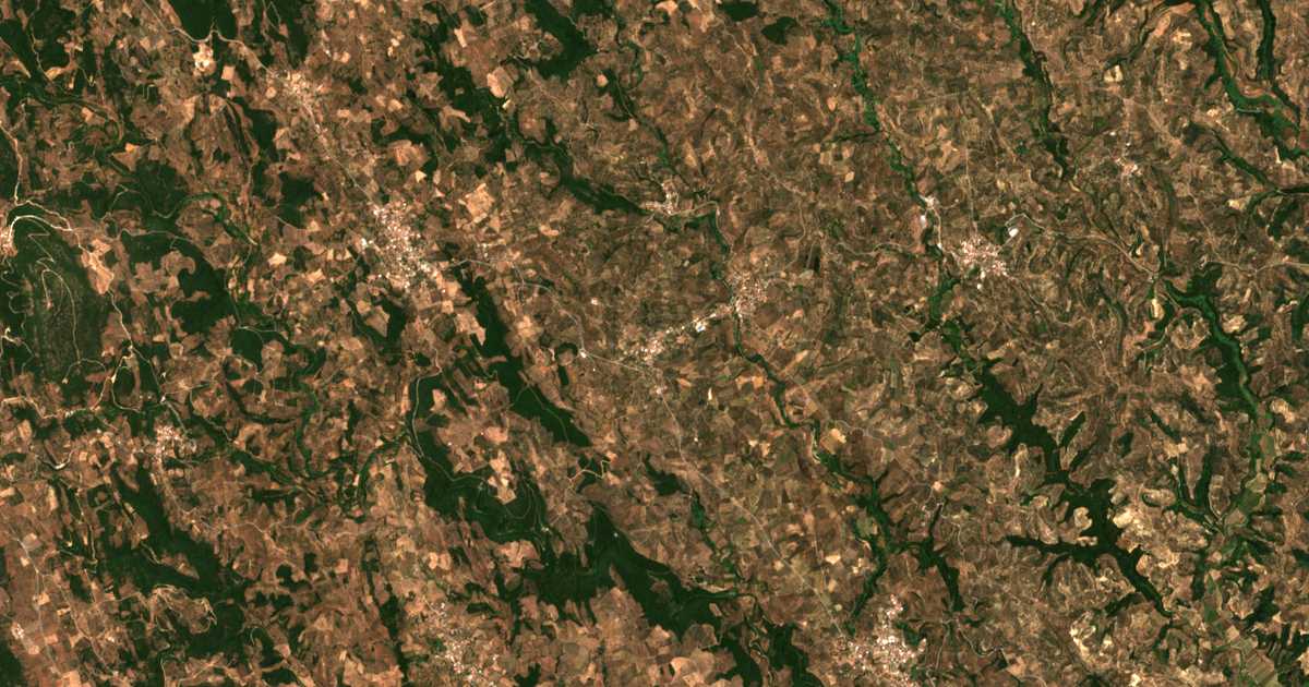 Carte satellite de Diódia
