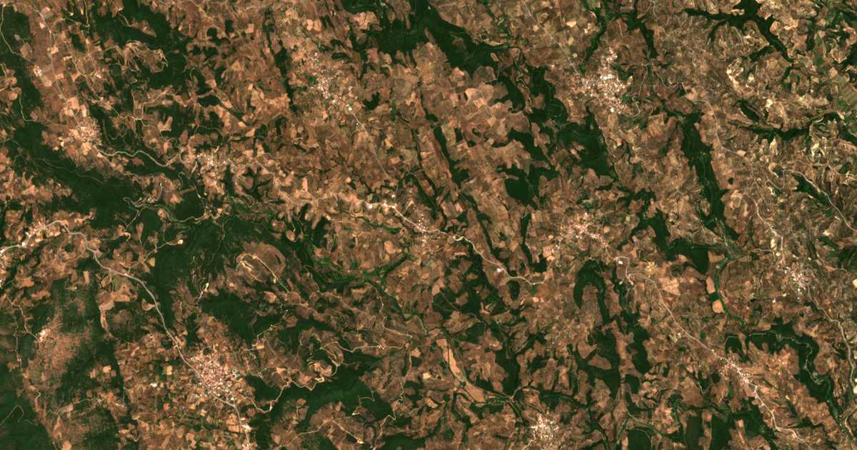 Carte satellite de Drosiá