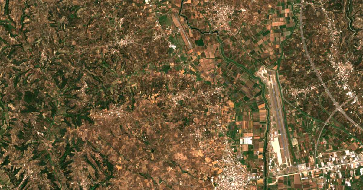 Carte satellite de Karteróli