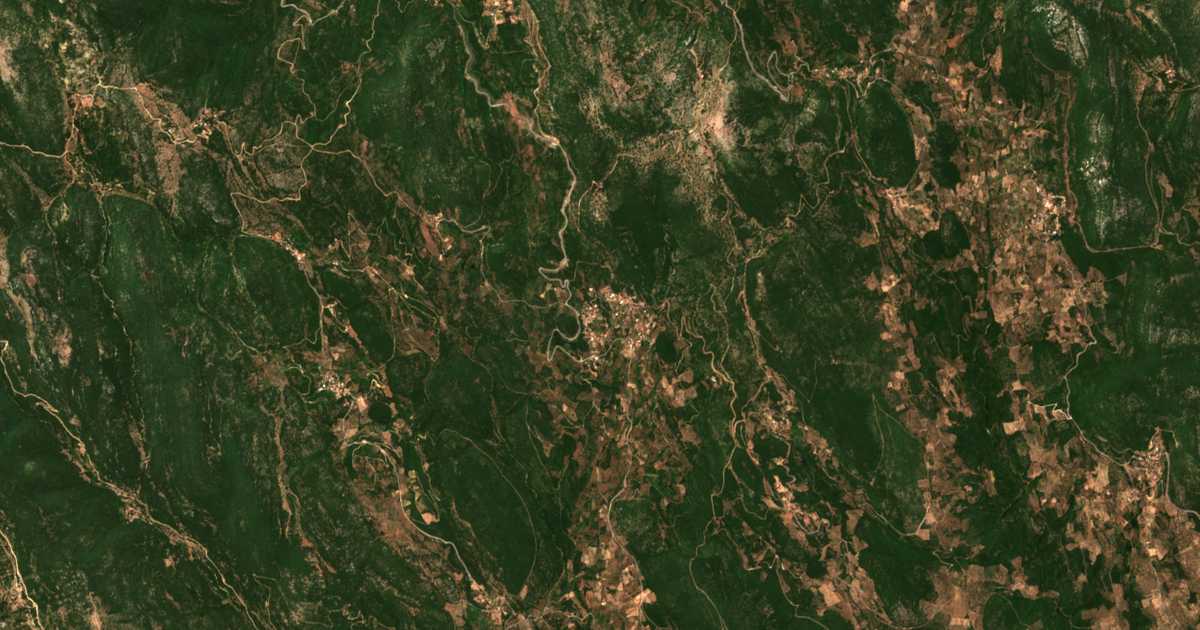 Carte satellite de Kefalóvryso